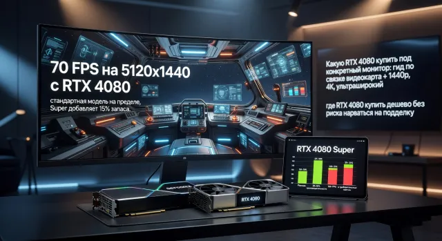 Какую RTX 4080 купить под конкретный монитор: гид по связке видеокарта + 1440p, 4K, ультраширокий