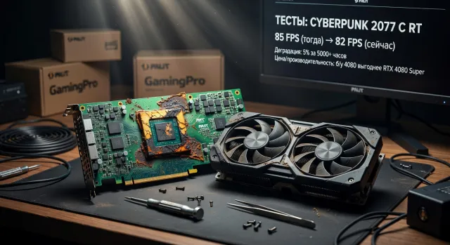 Полная распаковка и тест RTX 4080 после года использования: что ломается, что устаревает